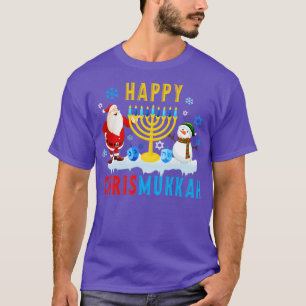 Happy ChrisMukkah Merry Christmas Happy Hanukkah T-Shirt