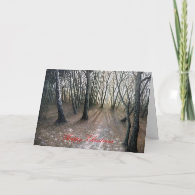 Happy Christmas-'After the snow' rm Holiday Card (Front)