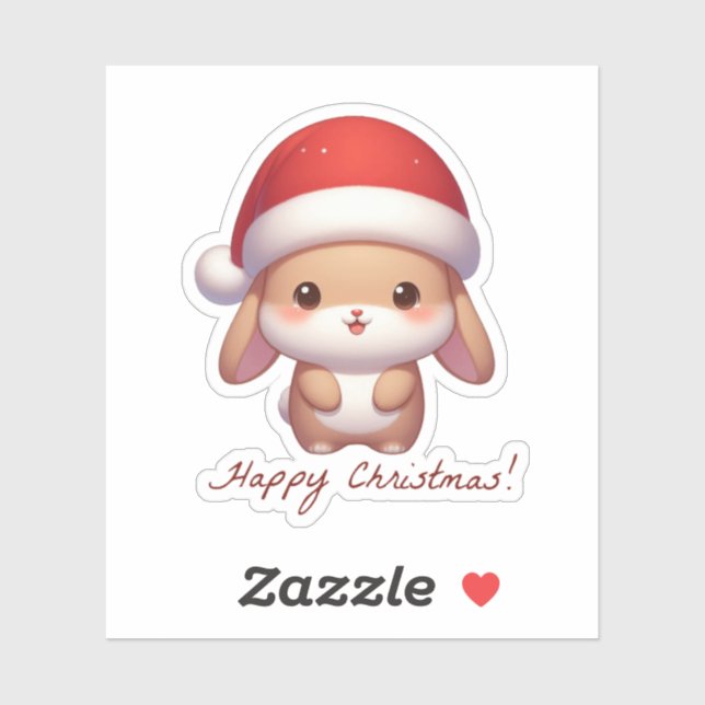 happy christmas bunny,cute rabbit (Sheet)