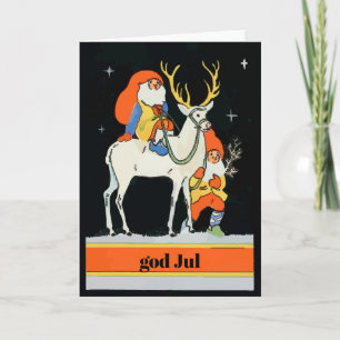 Happy Christmas, Change Language in Greeting Holiday Card