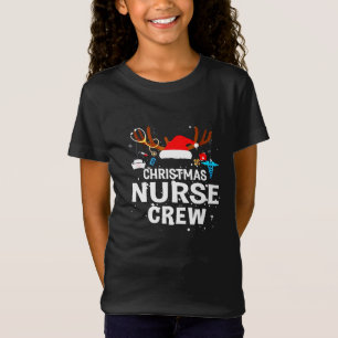 Happy Christmas Christmas Nurse Crew T-Shirt