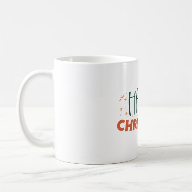 Happy Christmas Coffee Mug (Left)