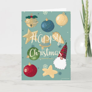 Happy Christmas. Customisable Holiday Card