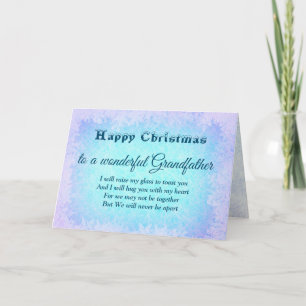 Happy Christmas Distance Grandfather Card