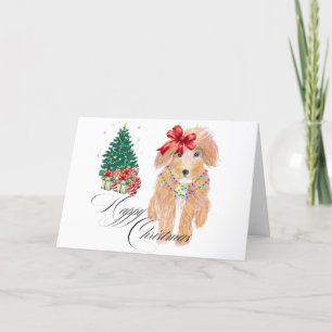 Happy Christmas Dog Sitting Holiday Card