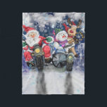 Happy Christmas Friends Funny Baby Fleece Blanket<br><div class="desc">Happy Christmas Friends Funny Baby Fleece Blankets - MIGNED Painting</div>