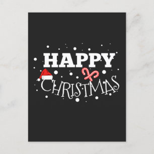 Happy Christmas Gift Xmas Holiday Postcard