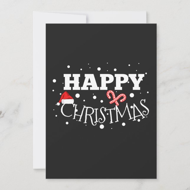 Happy Christmas Gift Xmas Invitation (Front)