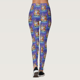 Happy Christmas Gnome Leggings