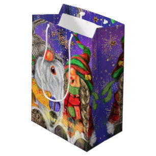 Happy Christmas Gnomes Gift Bag