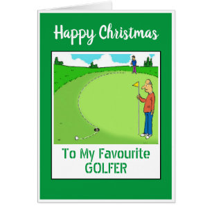 Happy Christmas Golfer