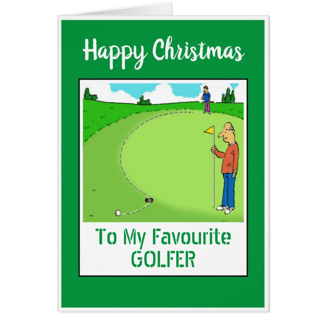 Happy Christmas Golfer (Front)