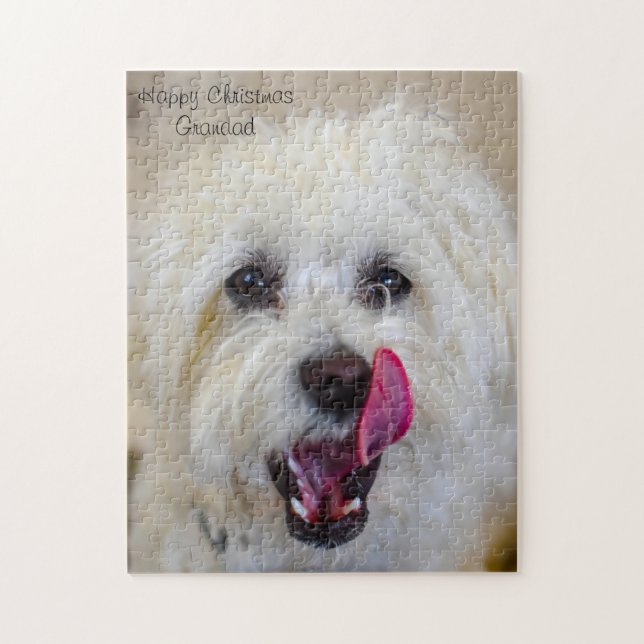 Happy Christmas Grandad. Jigsaw Puzzle (Vertical)