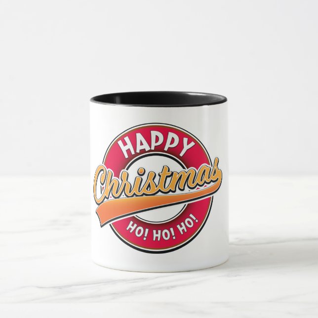 Happy Christmas Ho! Ho! Ho! Mug (Center)