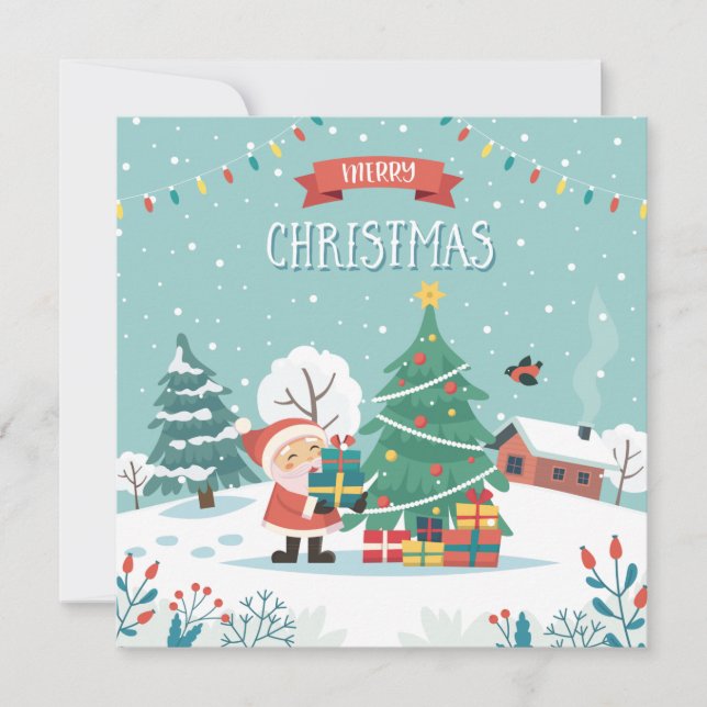 Happy Christmas Holiday Card (Front)