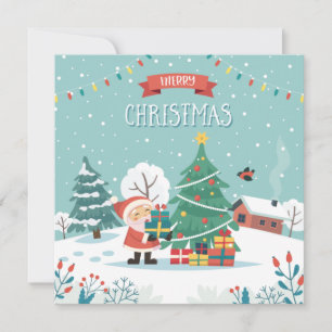 Happy Christmas Holiday Card