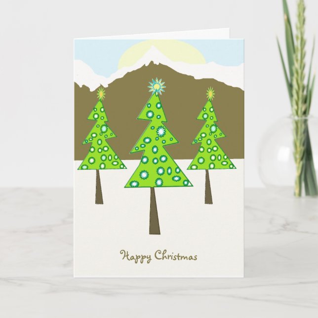 Happy Christmas Holiday Card (Front)