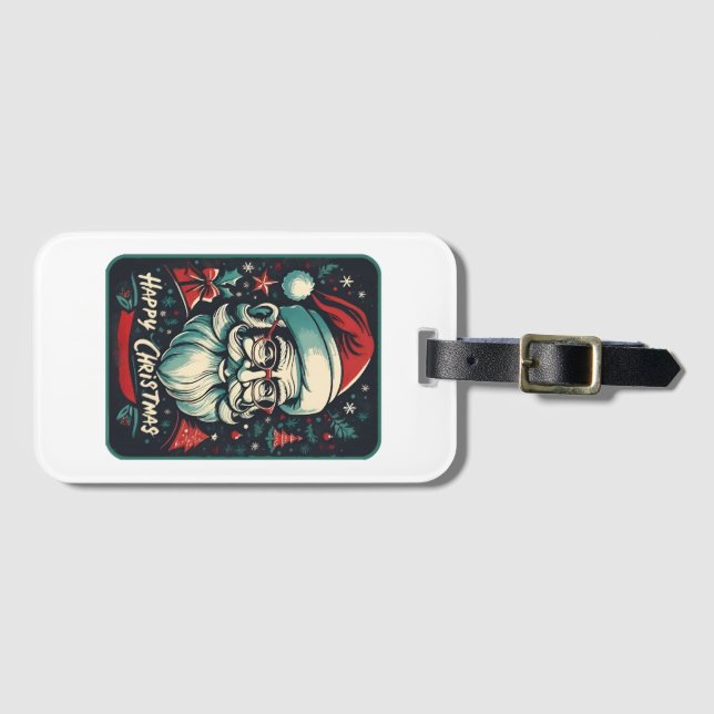 Happy Christmas is my blessing Luggage Tag (Front Horizontal)