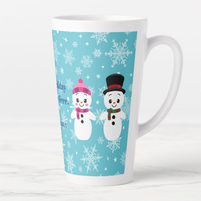 Happy Christmas Laté Mug (Right)