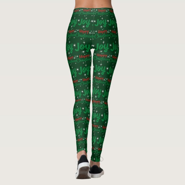   Happy Christmas Leggings (Back)