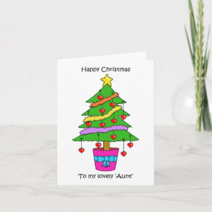 Happy Christmas Like an Aunt to Me Holiday Card