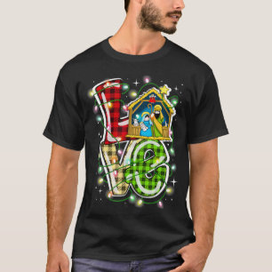Happy Christmas Love Nativity Laurie Furnell XMas T-Shirt