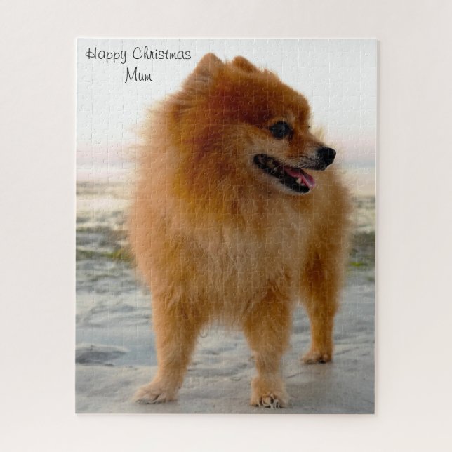 Happy Christmas Mom Jigsaw Puzzle (Vertical)