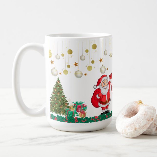 Happy Christmas & New Year Mug (With Donut)