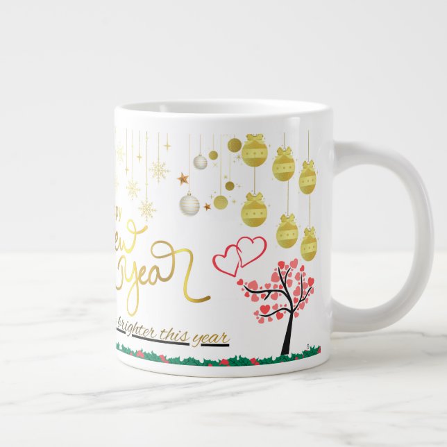 Happy Christmas & New Year Mug (Right)