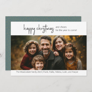 Happy Christmas One Photo Card