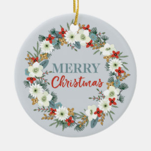 Happy Christmas Ornament with personalised photo