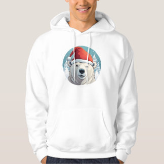 Happy Christmas Polar Bear Hoodie