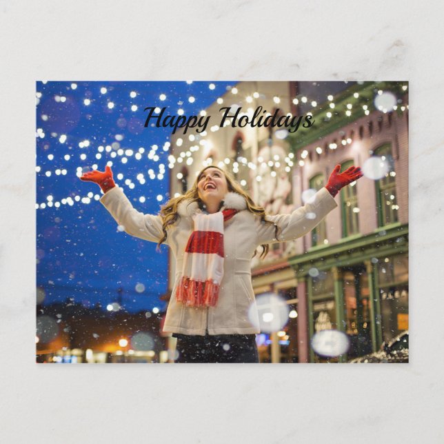 Happy Christmas Postcard (Front)