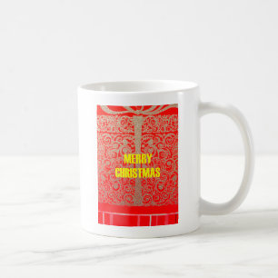 Happy Christmas Red and Gold Collection Coffee Mug