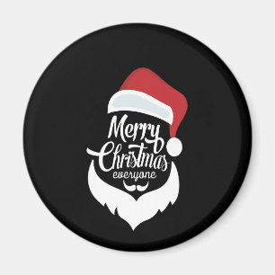 Happy Christmas Santa Claus Say Merry Christmas Magnet