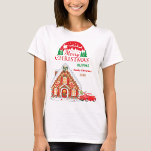Happy Christmas   Santa Claus Say  Personalised  T-Shirt