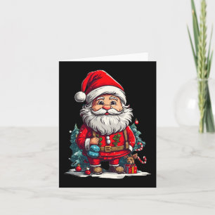 happy Christmas Santa for boys girls1 Card