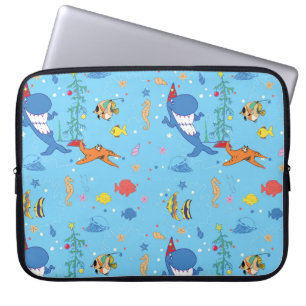 Happy Christmas Shark Laptop Sleeve