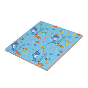 Happy Christmas Shark Tile