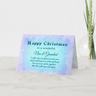 Happy Christmas Son and Nan & Grandad Distance Card