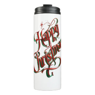 Happy Christmas  Thermal Tumbler