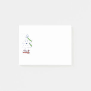 Happy Christmas Tree Post-it Notes