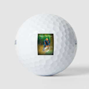 Happy Christmas Tree Surgeon Arborist Gift Golf Balls