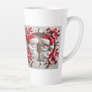Happy christmas - two Santas Latte Mug