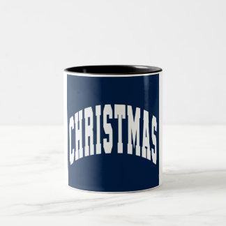 Happy christmas Two-Tone Coffee Mug