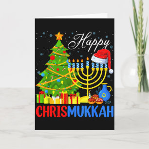 Happy Christmukkah Funny Hanukkah Christmas Happy  Card