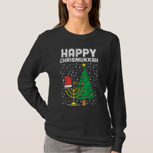 Happy Christmukkah Jewish Christmas Hanukkah Chanu T-Shirt
