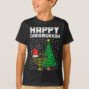 Happy Christmukkah Jewish Christmas Hanukkah Chanu T-Shirt