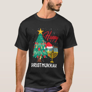 Happy Christmukkah Jewish Christmas Hanukkah Chanu T-Shirt