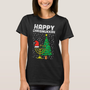 Happy Christmukkah Jewish Christmas Hanukkah Chanu T-Shirt